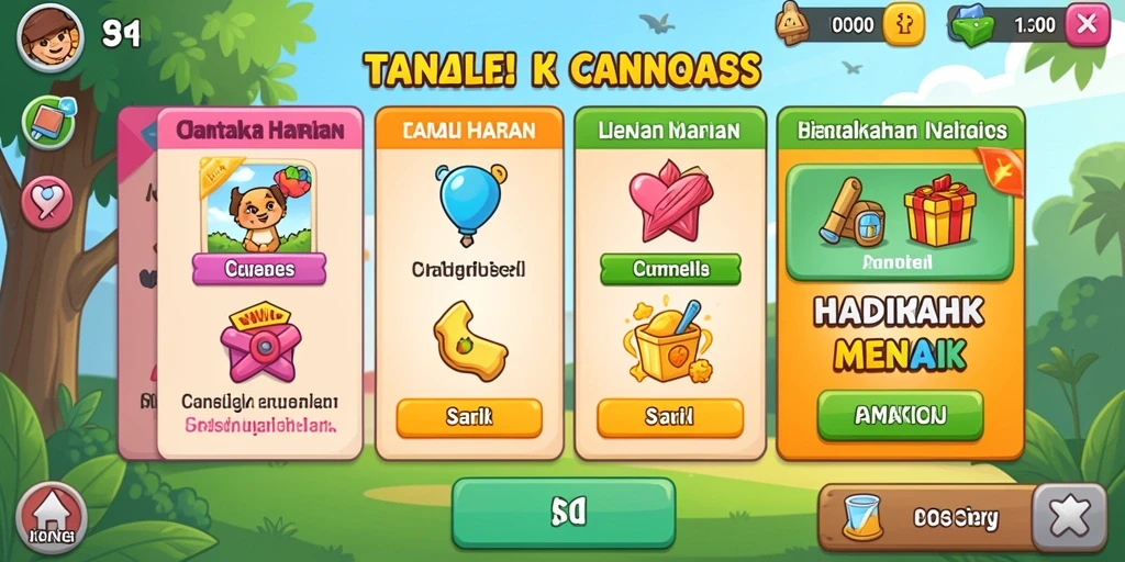 Tampilan grafis yang mengesankan dan penuh warna.
