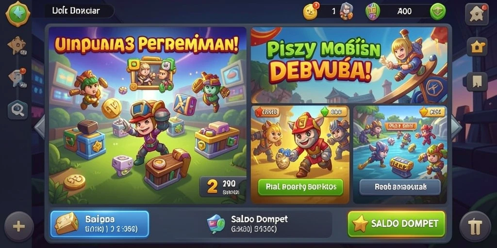 Tampilan antarmuka yang modern dan menarik.