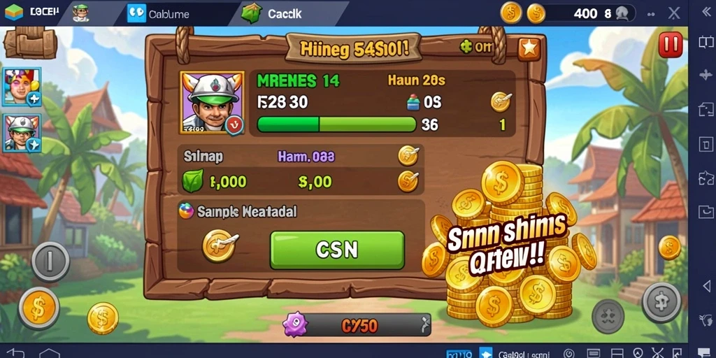 Screenshot menunjukkan mode permainan solo yang mendebarkan.