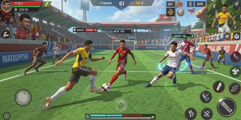 Tampilan menu utama yang menarik dan mudah dinavigasi.