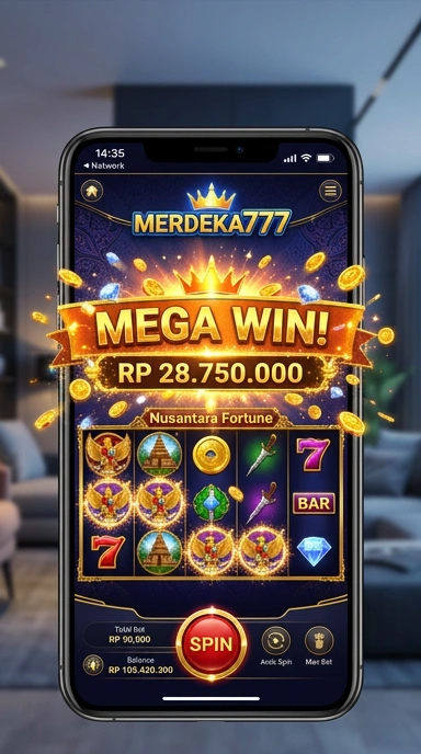Galeri pratinjau visual merdeka777 build APK resmi terbaru